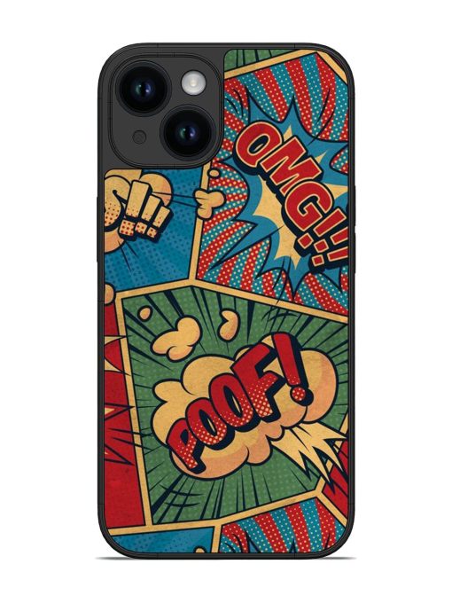 Comic Book Chaos Glossy Soft Edge Case for Apple Iphone 14 Chachhi