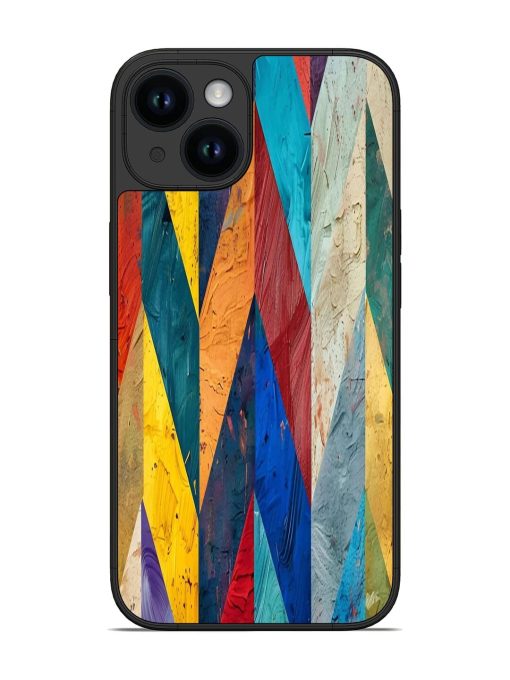 Abstract Tapestry Glossy Soft Edge Case for Apple Iphone 14 Chachhi