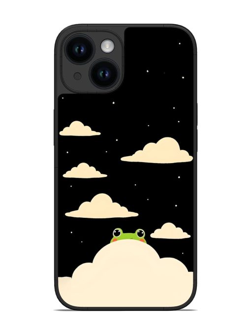 Froggy Night Sky Glossy Soft Edge Case for Apple Iphone 14 Chachhi