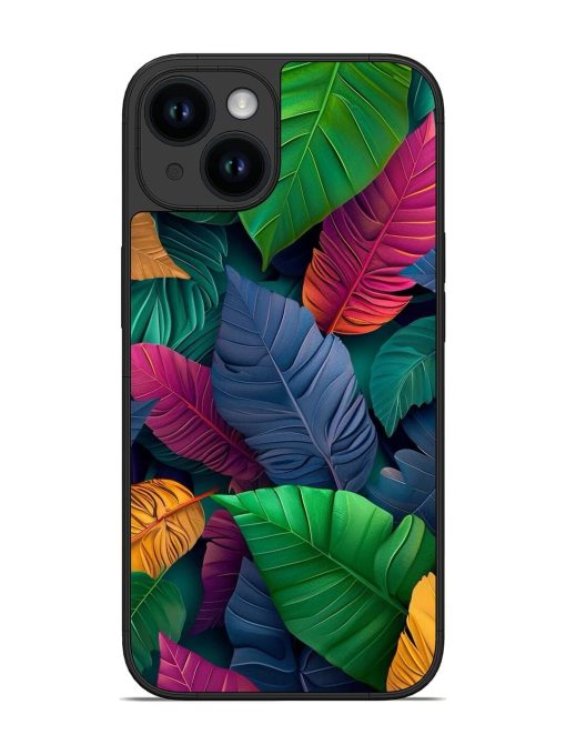 Tropical Tapestry Glossy Soft Edge Case for Apple Iphone 14 Chachhi