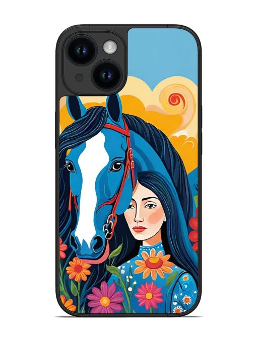 Equine Enchantment Glossy Soft Edge Case for Apple Iphone 14 Chachhi