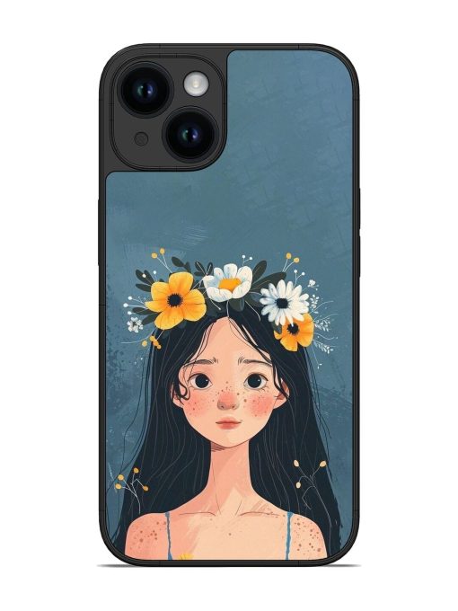 Gurl Art Glossy Soft Edge Case for Apple Iphone 14 Chachhi