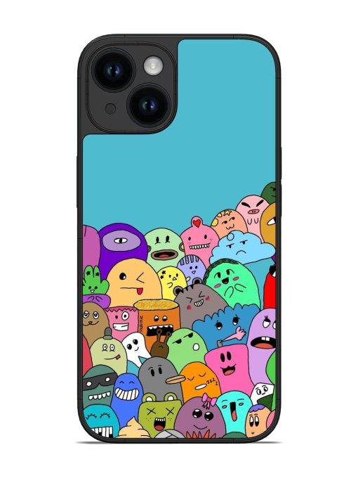 Monster Mash Glossy Soft Edge Case for Apple Iphone 14 Chachhi