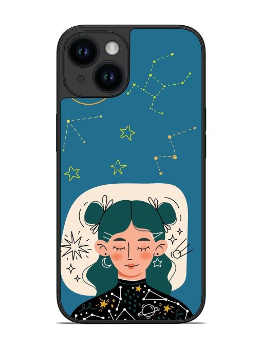 Cosmic Daydreamer Glossy Soft Edge Case for Apple Iphone 14 Chachhi