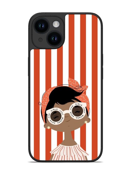 Girls Just Wanna Have Fun Glossy Soft Edge Case for Apple Iphone 14 Chachhi