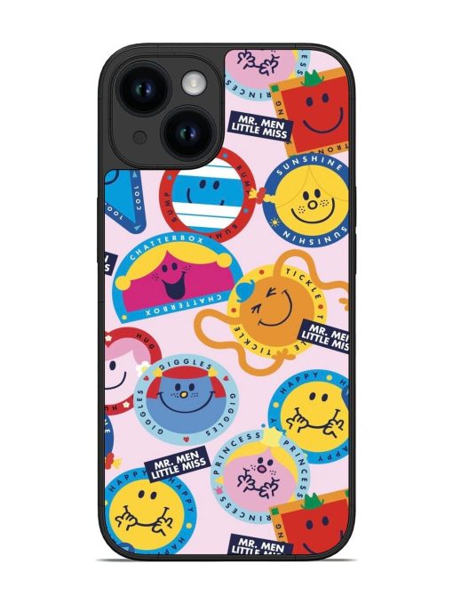 Whimsical Mr. Men & Little Miss Glossy Soft Edge Case for Apple Iphone 14 Chachhi