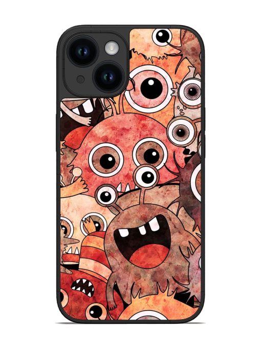 Monster Mash Glossy Soft Edge Case for Apple Iphone 14 Chachhi