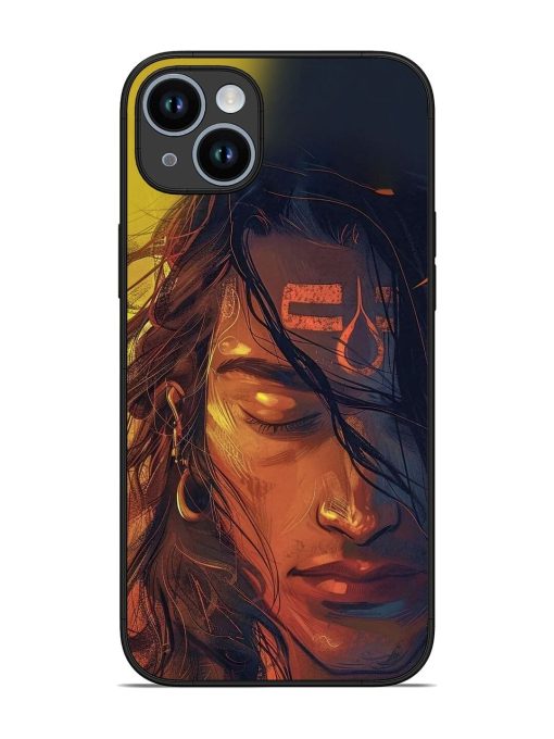 Tranquil Shiva Glossy Soft Edge Case for Apple Iphone 14 Plus Chachhi