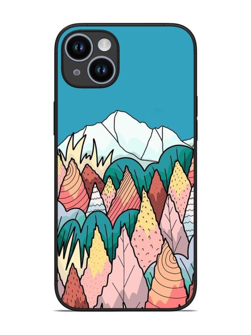 Mountain Dreamscape Glossy Soft Edge Case for Apple Iphone 14 Plus Chachhi