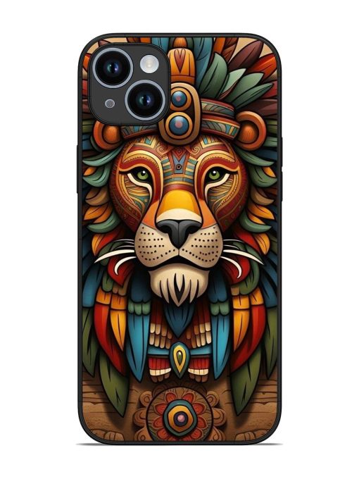 Aztec Majesty Glossy Soft Edge Case for Apple Iphone 14 Plus Chachhi