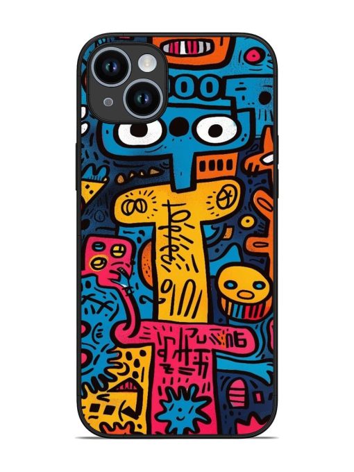 Doodletopia Glossy Soft Edge Case for Apple Iphone 14 Plus Chachhi