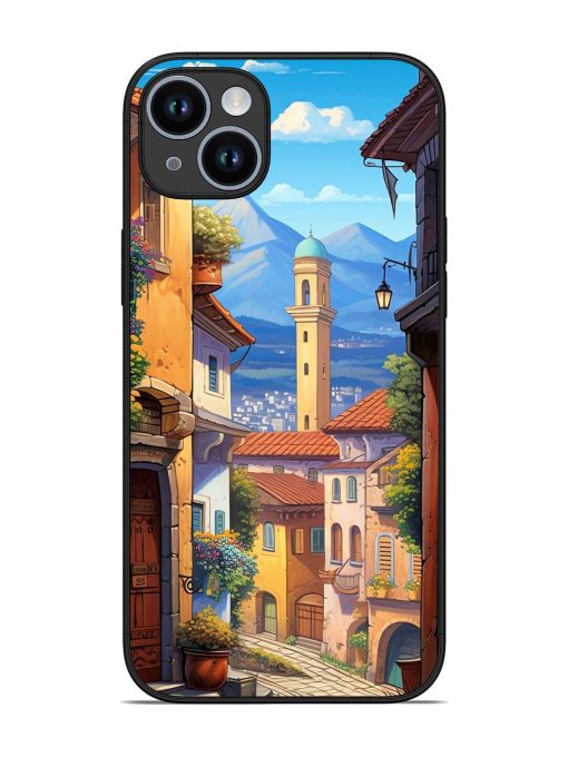 Tuscan Twilight Glossy Soft Edge Case for Apple Iphone 14 Plus Chachhi