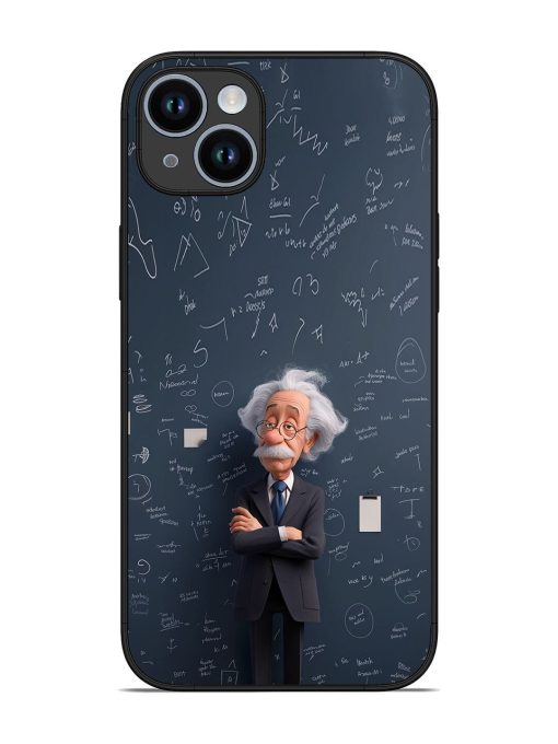 Albert Einstein Glossy Soft Edge Case for Apple Iphone 14 Plus Chachhi