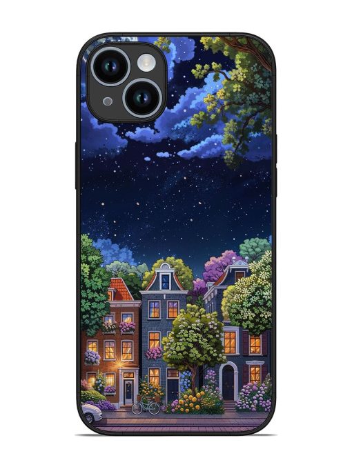 Moonlit Streets Glossy Soft Edge Case for Apple Iphone 14 Plus Chachhi