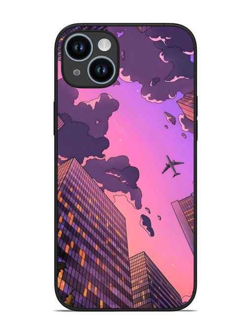 Urban Twilight Glossy Soft Edge Case for Apple Iphone 14 Plus Chachhi