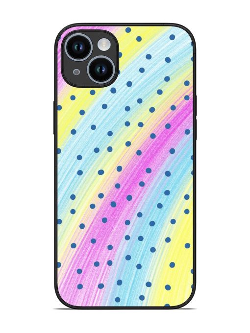 Polka Dot Paradise Glossy Soft Edge Case for Apple Iphone 14 Plus Chachhi