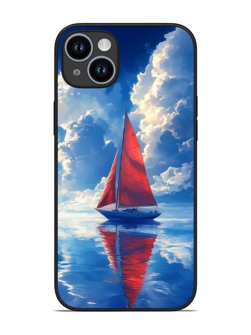 Crimson Sails Glossy Soft Edge Case for Apple Iphone 14 Plus Chachhi