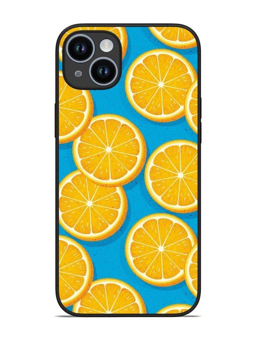 Citrus Symphony Glossy Soft Edge Case for Apple Iphone 14 Plus Chachhi