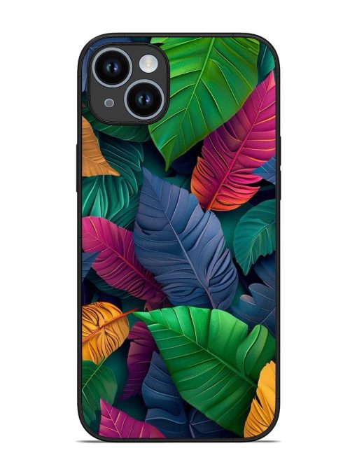 Tropical Tapestry Glossy Soft Edge Case for Apple Iphone 14 Plus Chachhi