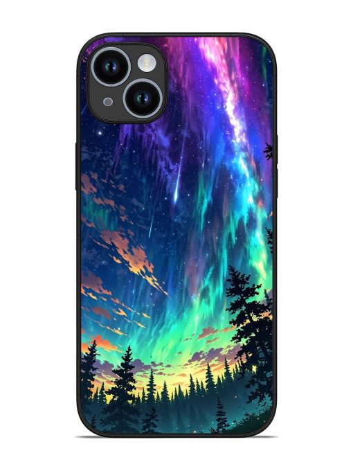 Cosmic Canvas Glossy Soft Edge Case for Apple Iphone 14 Plus Chachhi