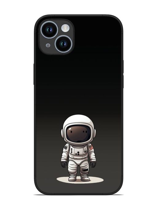 Neon Astronaut Glossy Soft Edge Case for Apple Iphone 14 Plus Chachhi