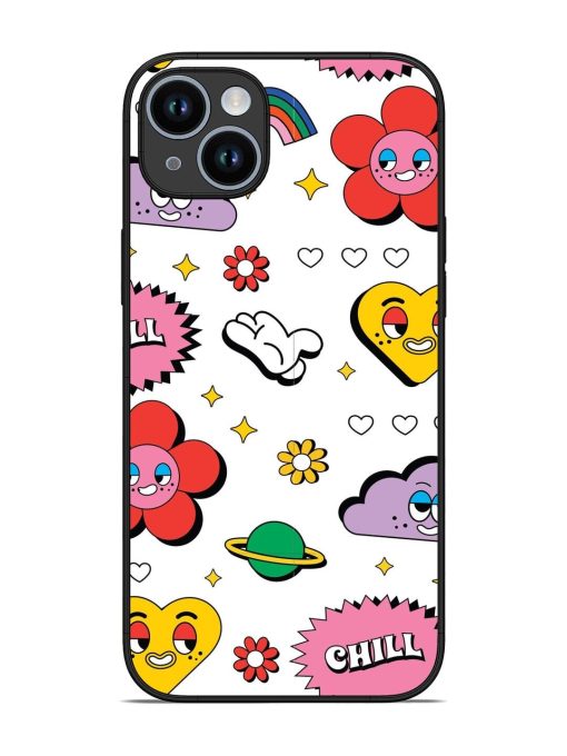 Whimsical Wonderland Glossy Soft Edge Case for Apple Iphone 14 Plus Chachhi