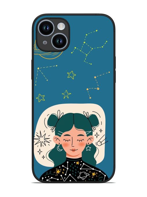 Cosmic Daydreamer Glossy Soft Edge Case for Apple Iphone 14 Plus Chachhi