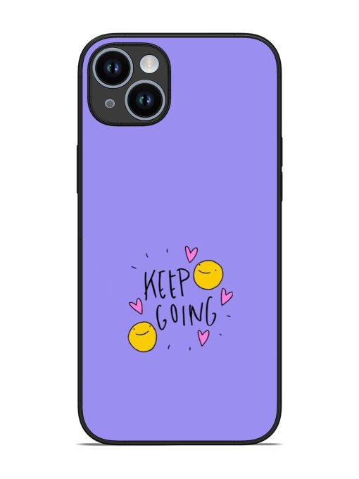 Smiling Through It All Glossy Soft Edge Case for Apple Iphone 14 Plus Chachhi