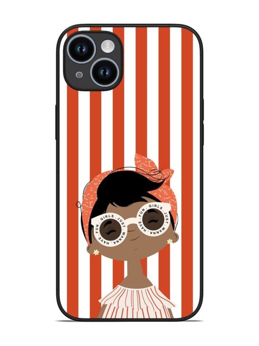 Girls Just Wanna Have Fun Glossy Soft Edge Case for Apple Iphone 14 Plus Chachhi