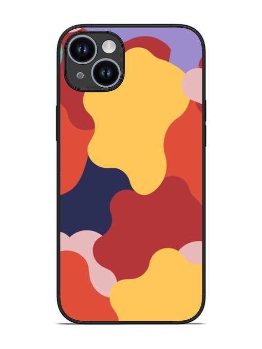 Gooey Color Chaos Glossy Soft Edge Case for Apple Iphone 14 Plus Chachhi