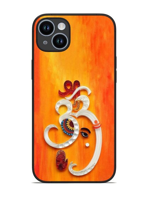 Ganesha In Quilling Art Glossy Soft Edge Case for Apple Iphone 14 Plus Chachhi