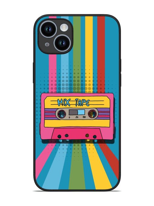 Retro Cassette Tapes Glossy Soft Edge Case for Apple Iphone 14 Plus Chachhi