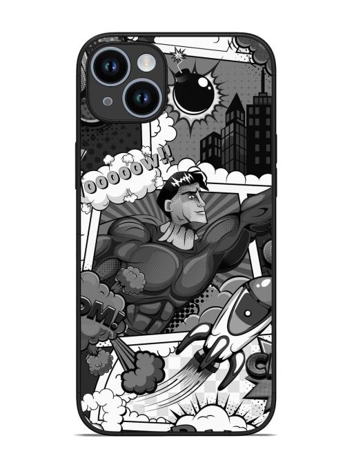 Comic Book Chaos Glossy Soft Edge Case for Apple Iphone 14 Plus