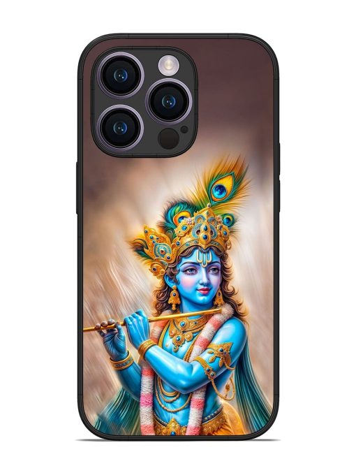 Divine Krishna Glossy Soft Edge Case for Apple Iphone 14 Pro Chachhi