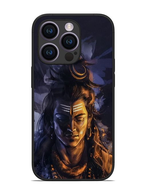 Lord Shiva Glossy Soft Edge Case for Apple Iphone 14 Pro Chachhi