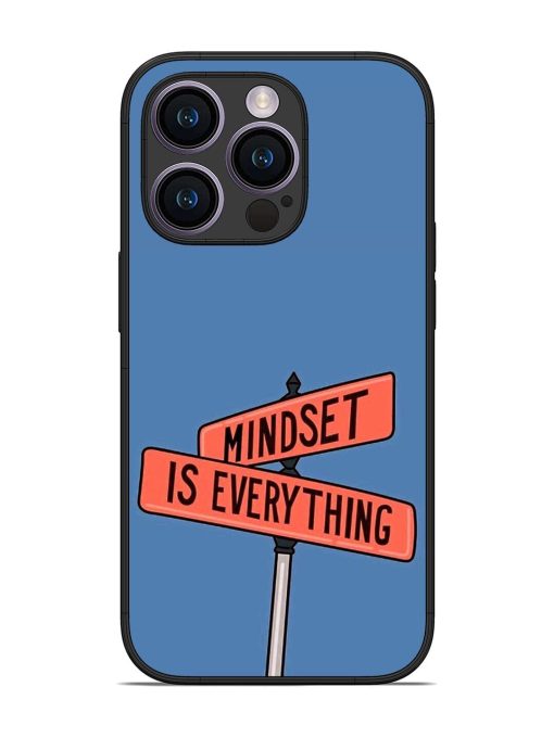 Mindset Matters Glossy Soft Edge Case for Apple Iphone 14 Pro Chachhi