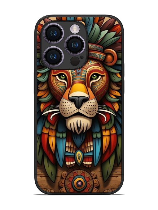 Aztec Majesty Glossy Soft Edge Case for Apple Iphone 14 Pro Chachhi