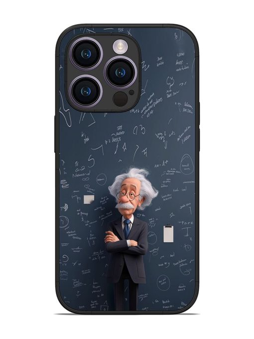 Albert Einstein Glossy Soft Edge Case for Apple Iphone 14 Pro