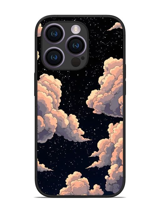 Starry Night Dreams Glossy Soft Edge Case for Apple Iphone 14 Pro