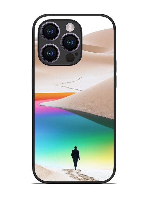 Desert Dreams Glossy Soft Edge Case for Apple Iphone 14 Pro Chachhi