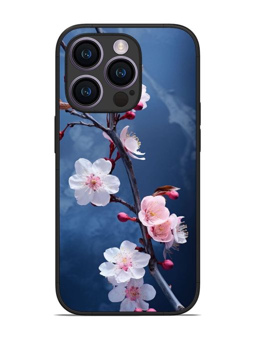 Delicate Blossoms Glossy Soft Edge Case for Apple Iphone 14 Pro Chachhi