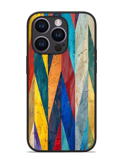 Abstract Tapestry Glossy Soft Edge Case for Apple Iphone 14 Pro Chachhi