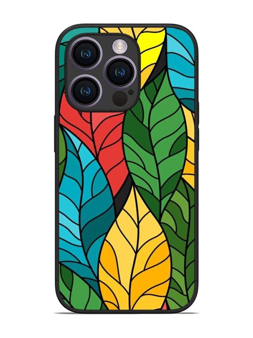 Foliage Fiesta Glossy Soft Edge Case for Apple Iphone 14 Pro Chachhi