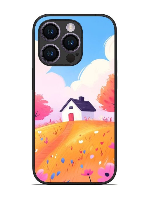 Hilltop Haven Glossy Soft Edge Case for Apple Iphone 14 Pro