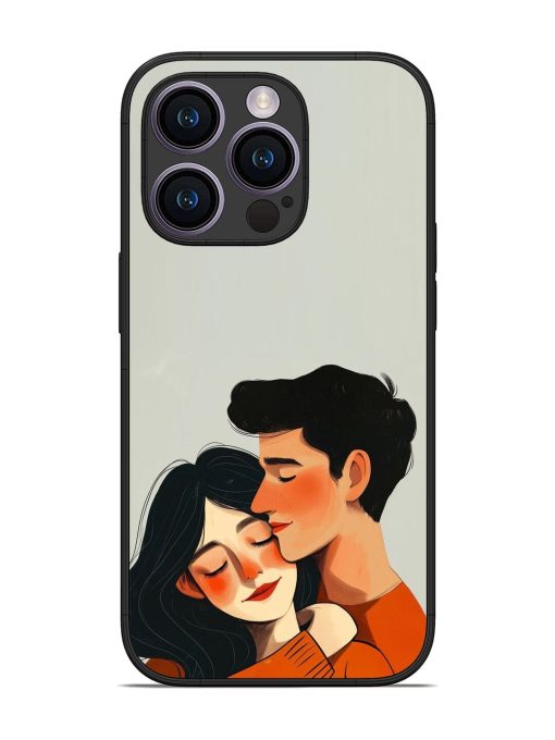 Craft Couples Glossy Soft Edge Case for Apple Iphone 14 Pro Chachhi