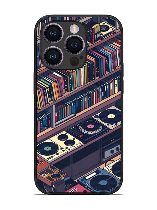 Music Lover'S Haven Glossy Soft Edge Case for Apple Iphone 14 Pro Chachhi