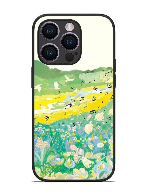 Melody In Bloom Glossy Soft Edge Case for Apple Iphone 14 Pro Chachhi