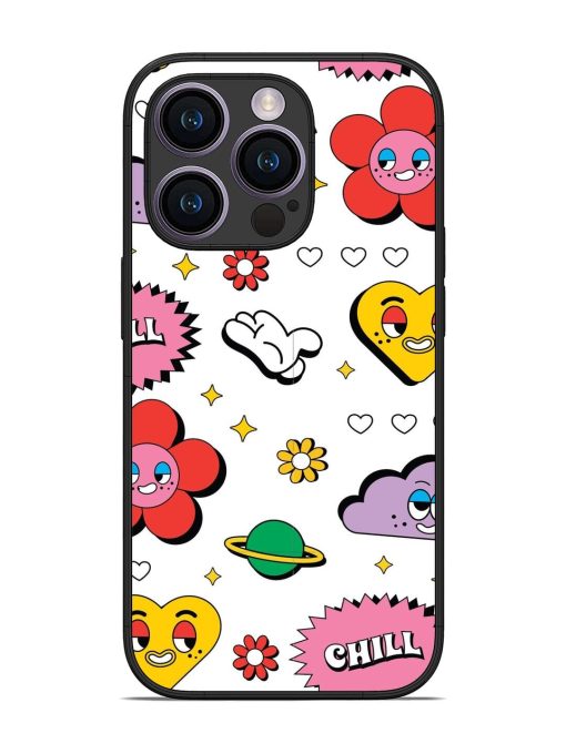 Whimsical Wonderland Glossy Soft Edge Case for Apple Iphone 14 Pro Chachhi