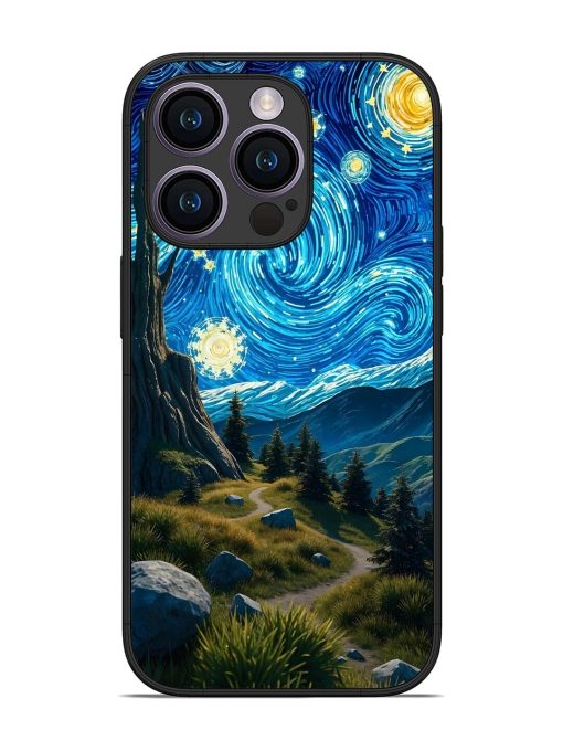 Starry Night In The Shire Glossy Soft Edge Case for Apple Iphone 14 Pro Chachhi