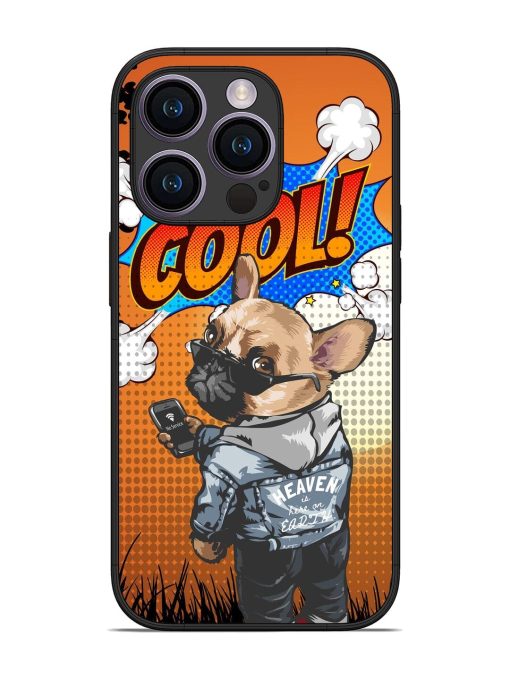 Cool Pup Glossy Soft Edge Case for Apple Iphone 14 Pro Chachhi